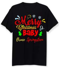 CAMISETA - MERRY CHRISTMAS BABY - BRUCE SPRINGSTEEN