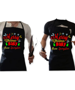 DELANTAL - MERRY CHRISTMAS BABY - BRUCE SPRINGSTEEN