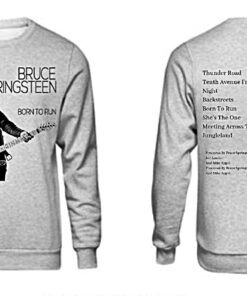 JERSEY CUELLO REDONDO, "BORN TO RUN" COLOR GRIS