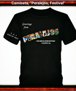 CAMISETA, "PERALEJOS FESTIVAL, 2022" NEGRA