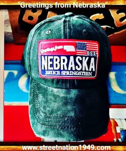 GORRA VINTAGE VERDE "GREETINGS FROM NEBRASKA" 2