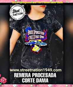 CAMISETA DE DAMA, "BRUCE SPRINGSTEEN AND THE E STREET BAND" BATIK.