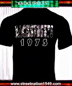 CAMISETA "BACKSTREETS" NEGRA