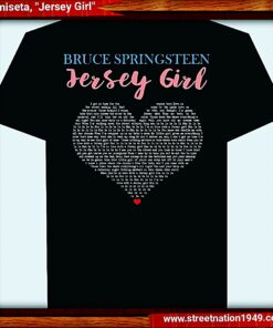 CAMISETA "JERSEY GIRL" NEGRA