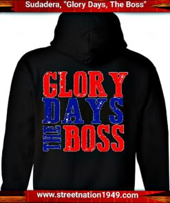 SUDADERA "GLORY DAYS, THE BOSS".
