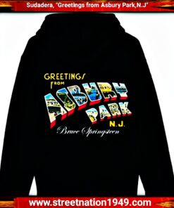 SUDADERA "GREETINGS FROM ASBURY PARK, N.J"