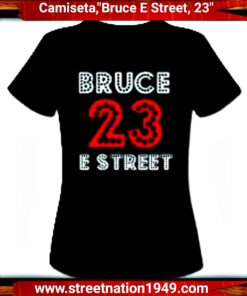 CAMISETA "BRUCE E STREET, 23" DAMA