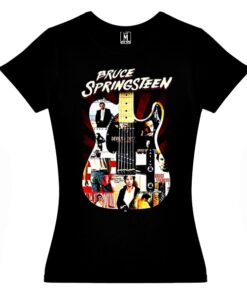 CAMISETA, "BRUCE, GUITARRA".