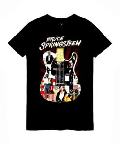 CAMISETA, "BRUCE, GUITARRA".