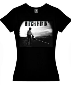 CAMISETA, "HITCH HIKIN' ".