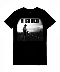 CAMISETA, "HITCH HIKIN' ".
