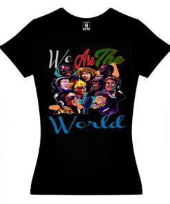 CAMISETA, "WE ARE THE WORLD"