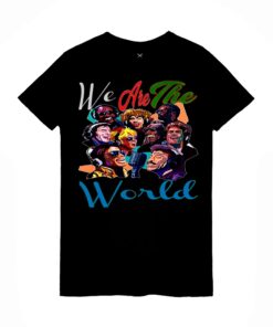 CAMISETA, "WE ARE THE WORLD"