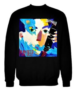 JERSEY, "PLAY DEEP" THE OUTFIELD.